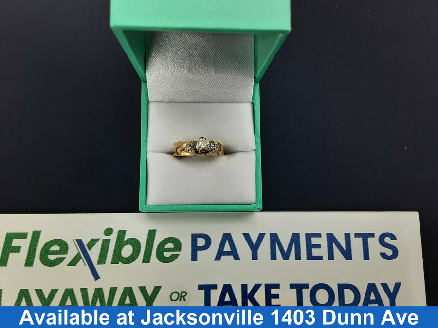 Women's Ring - Yellow Gold 14k (.585) 3.5 grams Size 7.5