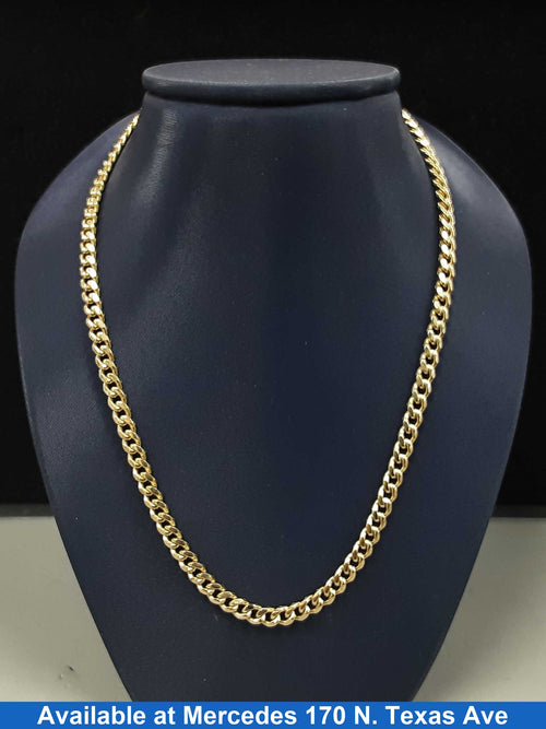 Cuban Link Chain - Yellow Gold 10k (.417) 20 grams 16 inch