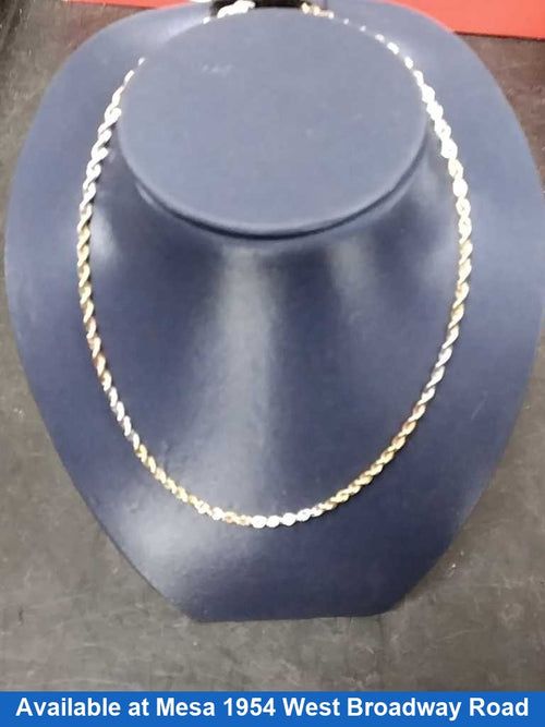 Rope Chain - Tricolor Gold 10k (.417) 3.8 grams 22 inch