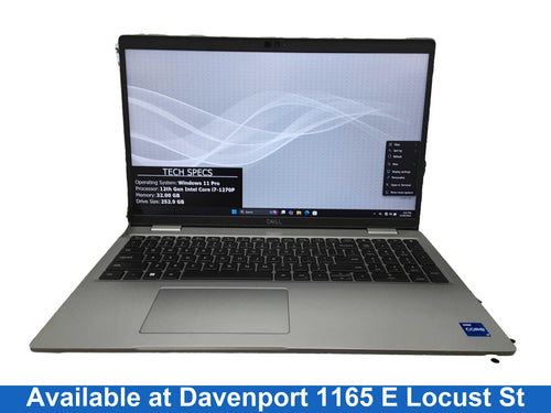 Dell Latitude 5530 Intel Core I7 - 12th Generation 32 Gb 256 Gb Gray Laptop