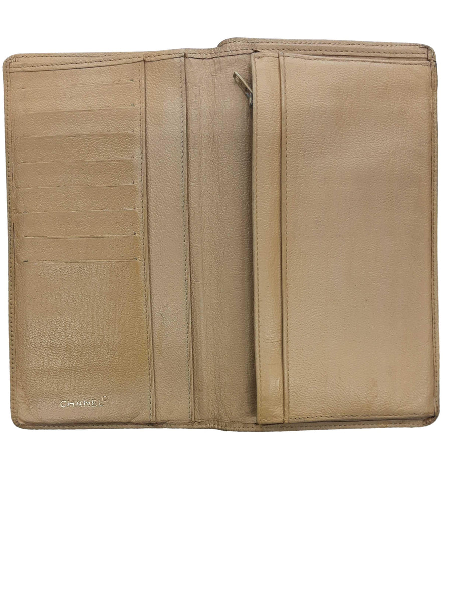 Chanel 5916405 Beige / Tan Wallet