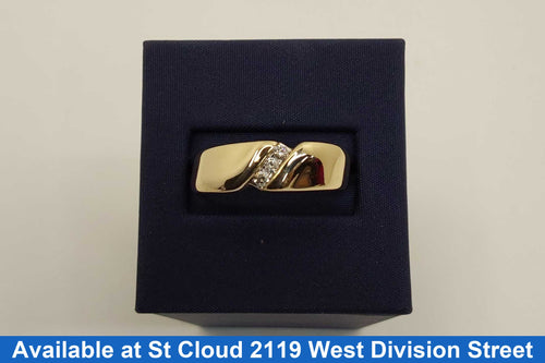 Men's Ring - Yellow Gold 10k (.417) 4.9 grams Size 1.5