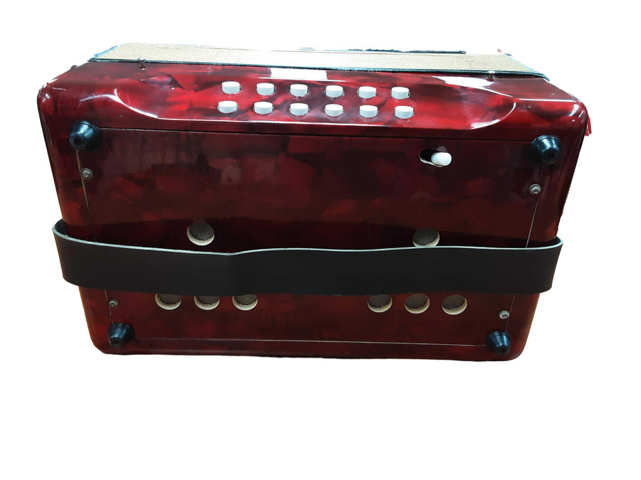Santamarsala Red Button Accordion