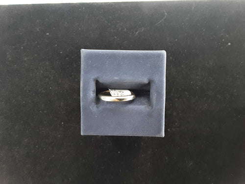 Ring - Wedding Band - White Gold 10k (.417) 2.3 grams Size 6.5