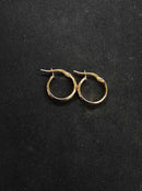 Hoop Earrings - Yellow Gold 14k (.585) 0.9 grams