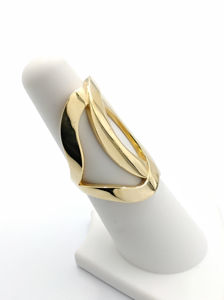 Women's Ring - Yellow Gold 18k (.750) 3.9 grams Size 6.5