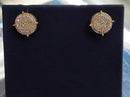 Double Stud Earring - Yellow Gold 10k (.417) 1.9 grams