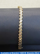 Tennis Bracelet - Yellow Gold 14k (.585) 14 grams 7 inch