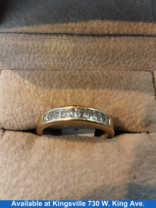 Ring - Wedding Band - Yellow Gold 14k (.585) 3 grams Size 20