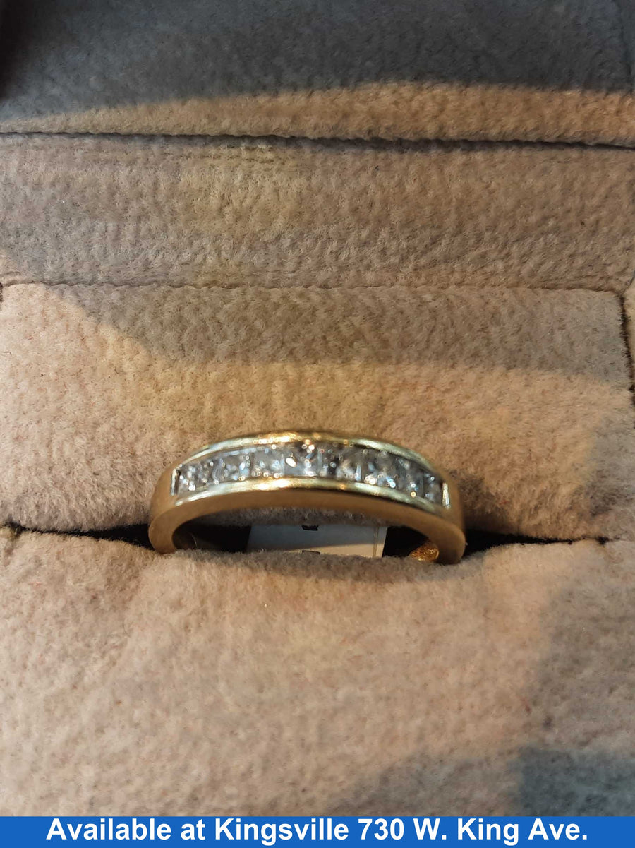 Ring - Wedding Band - Yellow Gold 14k (.585) 3 grams Size 20