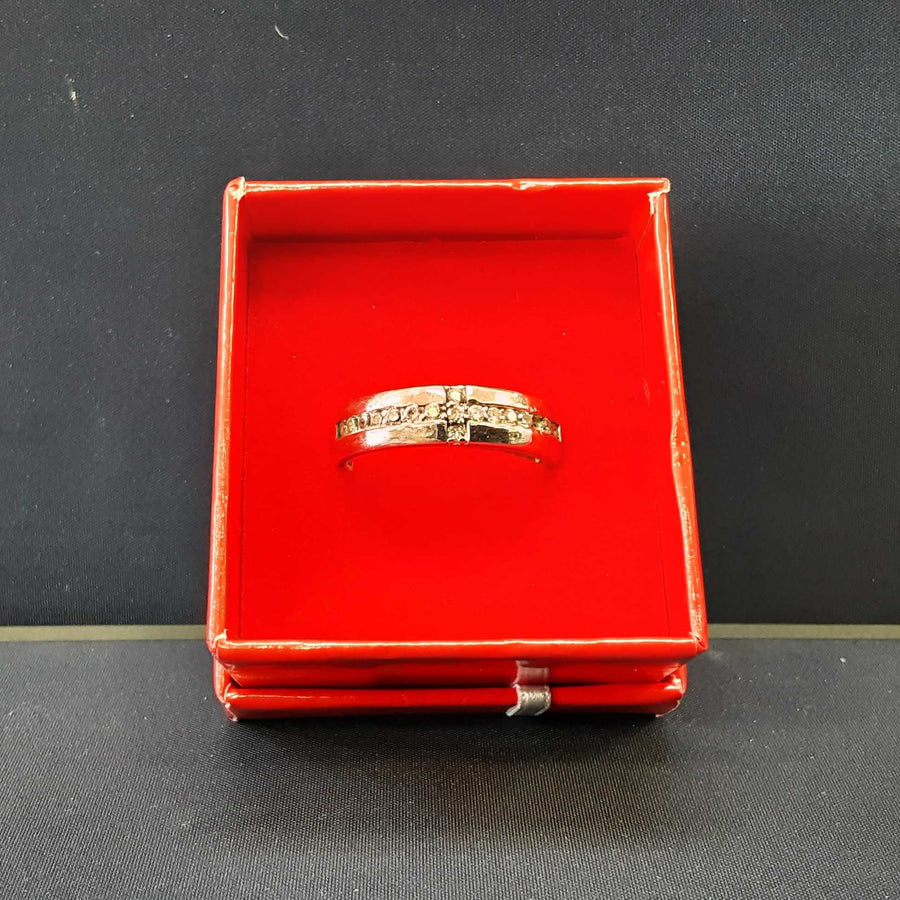 Ring - Wedding Band - Silver 6.2 grams Size 20
