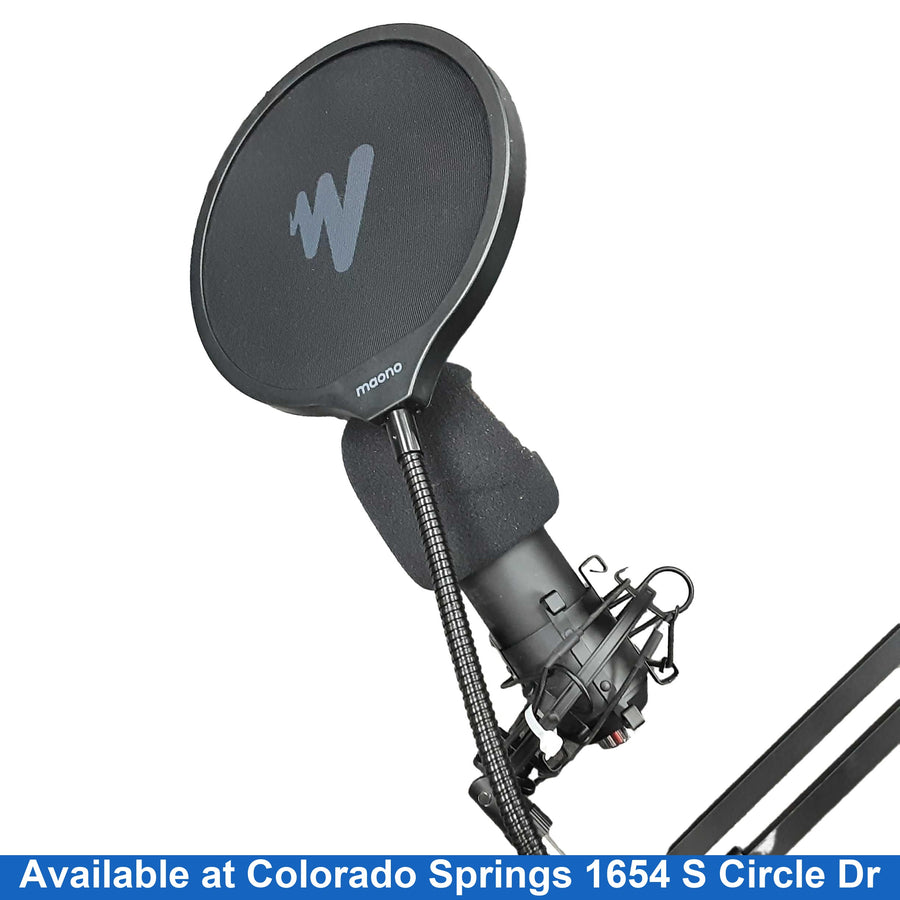 Maono Pd200x Black Corded Microphone