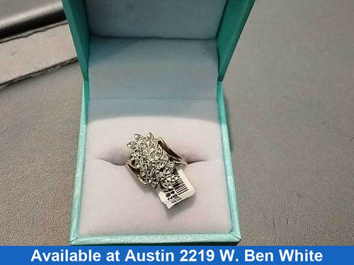 Women's Ring - Yellow Gold 10k (.417) 2.9 grams Size 6