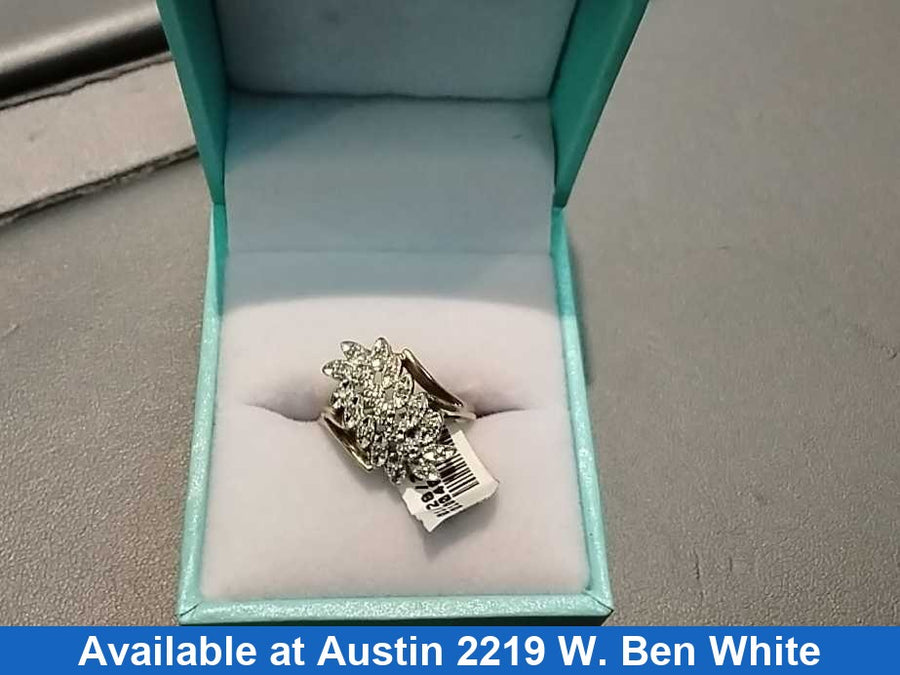 Women's Ring - Yellow Gold 10k (.417) 2.9 grams Size 6