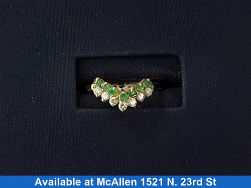 Women's Ring - Anniversary - Yellow Gold 14k (.585) 2 grams Size 7