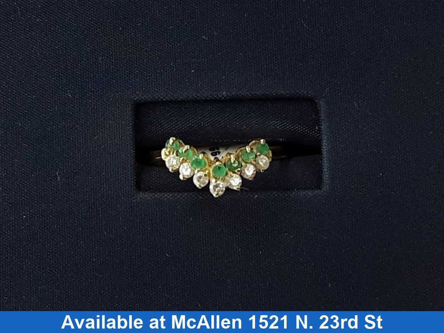 Women's Ring - Anniversary - Yellow Gold 14k (.585) 2 grams Size 7
