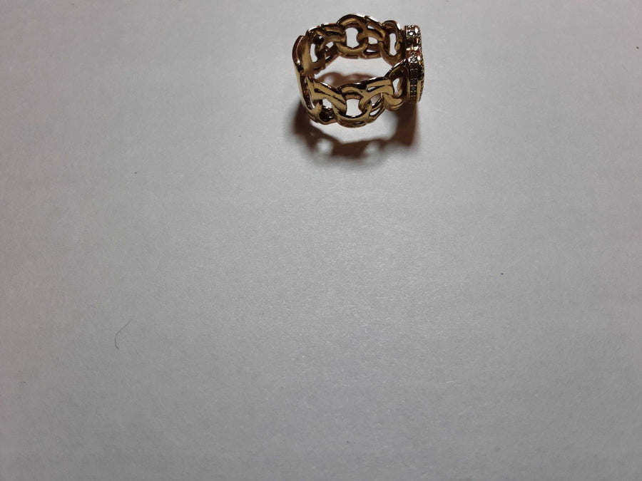 Women's Ring - Yellow Gold 10k (.417) 6.7 grams Size 6.5