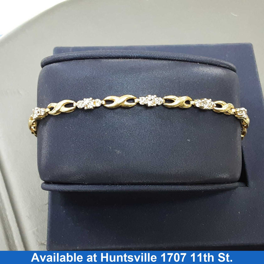 Bracelet - Yellow Gold 10k (.417) 5.9 grams 7 inch