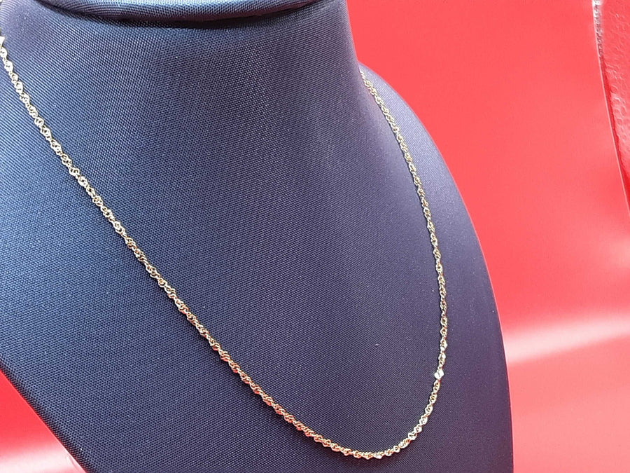 Rope Chain - Yellow Gold 10k (.417) 0.8 grams 22 inch