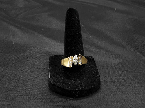 Women's Ring - Solitaire - Yellow Gold 14k (.585) 5.8 grams Size 8.5