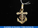 Religious Pendant - Tricolor Gold 14k (.585) 2.8 grams