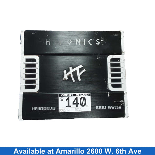 Hifonics Hfi1000.1d Black Car Audio Amplifier