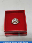 Women's Ring - Yellow Gold 10k (.417) 12.2 grams Size 8.5