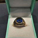 Men's Ring - Yellow Gold 10k (.417) 7.2 grams Size 8
