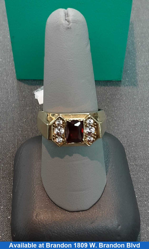 Men's Ring - Yellow Gold 14k (.585) 4.6 grams Size 20