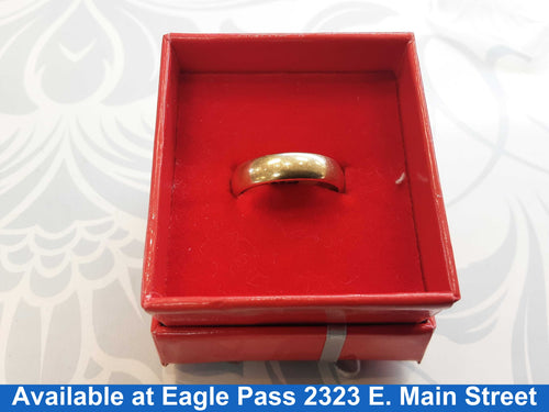 Ring - Wedding Band - Yellow Gold 14k (.585) 4 grams Size 8.5