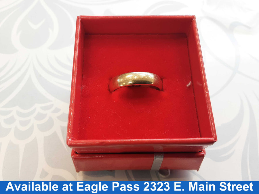 Ring - Wedding Band - Yellow Gold 14k (.585) 4 grams Size 8.5