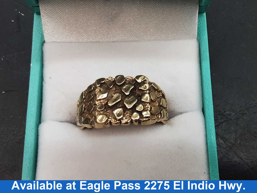 Men's Ring - Yellow Gold 10k (.417) 6.1 grams Size 9