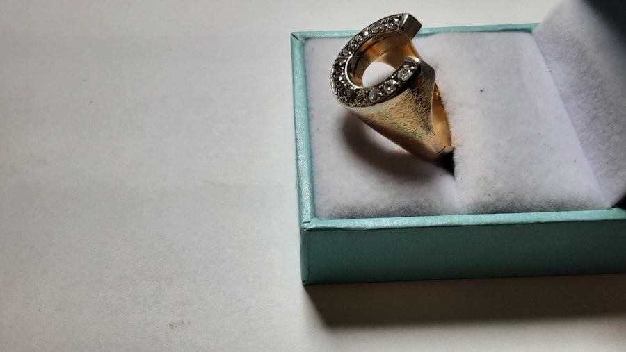 Men's Ring - Yellow Gold 14k (.585) 11.6 grams Size 8