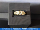 Ring - Wedding Set - White Gold 14k (.585) 5.8 grams Size 20