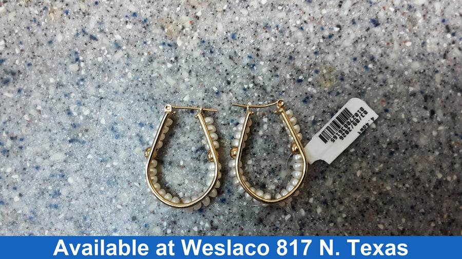 Earrings - Yellow Gold 14k (.585) 6.6 grams