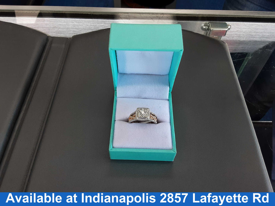 Women's Ring - White Gold 14k (.585) 5 grams Size 10.5