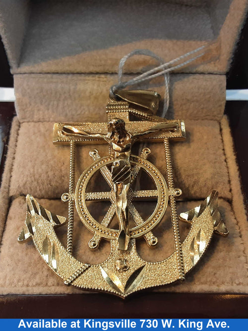Religious Pendant - Yellow Gold 10k (.417) 8.2 grams