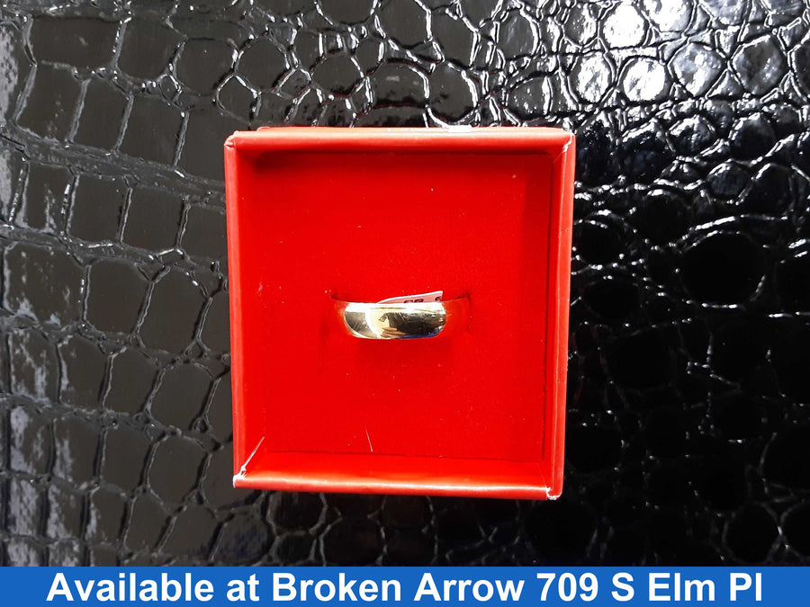 Ring - Wedding Band - Yellow Gold 10k (.417) 2.4 grams Size 20