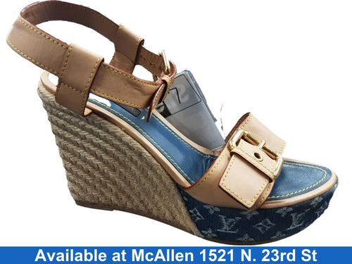 Louis Vuitton Wedge Blue