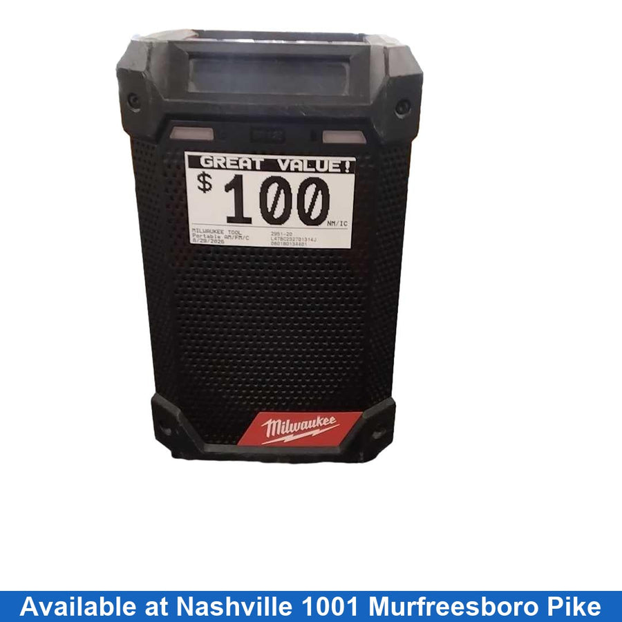 Milwaukee Tools 2951-20 Portable AM/FM/Cassette Player