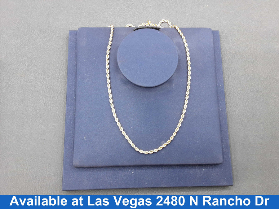 Rope Chain - Yellow Gold 14k (.585) 22.2 grams 22 inch