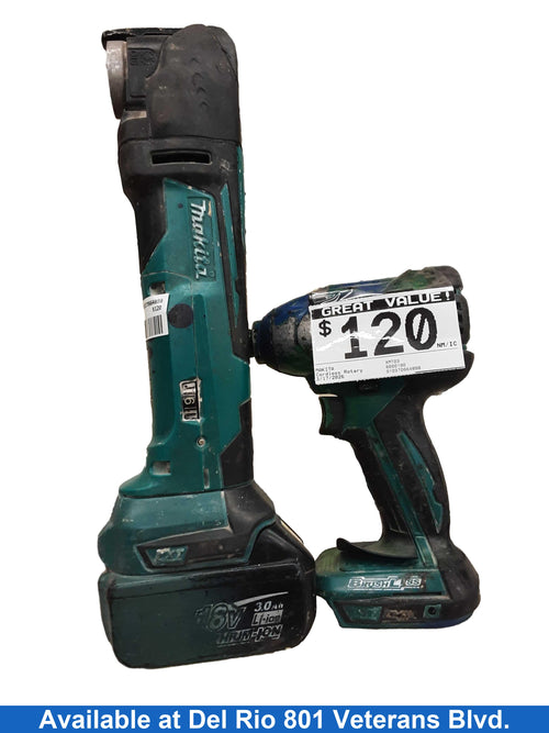 Makita Xmt03 Blue Cordless Rotary Tool