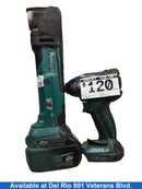 Makita Xmt03 Blue Cordless Rotary Tool