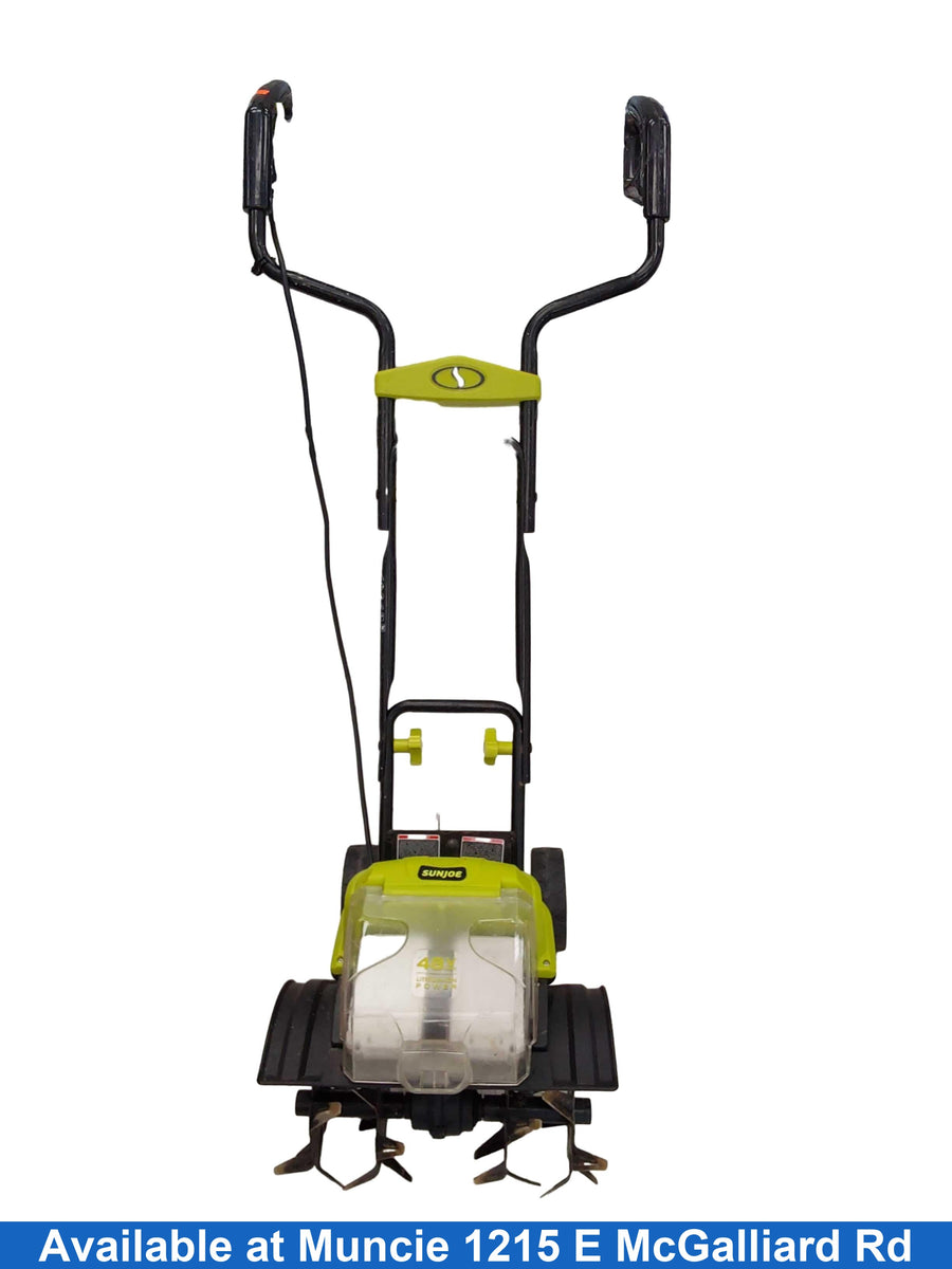 Sunjoe 2vx2tlr14 Green Cordless Tiller