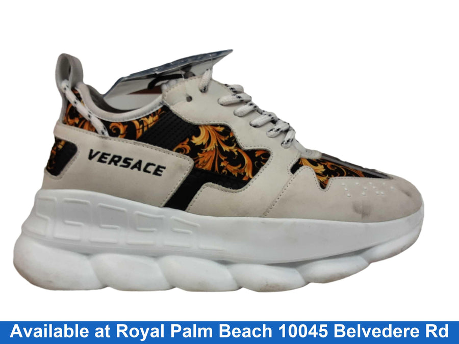 Versace Barocco Print White
