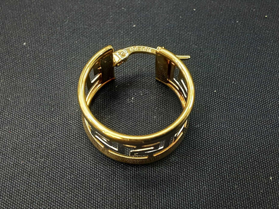 Hoop Earrings - Yellow Gold 10k (.417) 4.1 grams