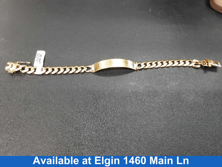 ID Bracelet - Yellow Gold 18k (.750) 52.7 grams 9 inch