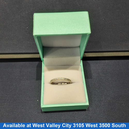 Ring - Wedding Band - White Gold 14k (.585) 1.9 grams Size 7