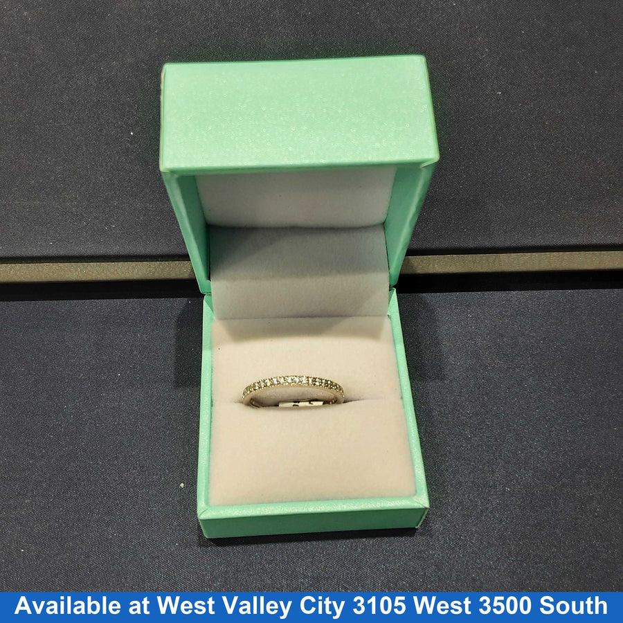 Ring - Wedding Band - White Gold 14k (.585) 1.9 grams Size 7