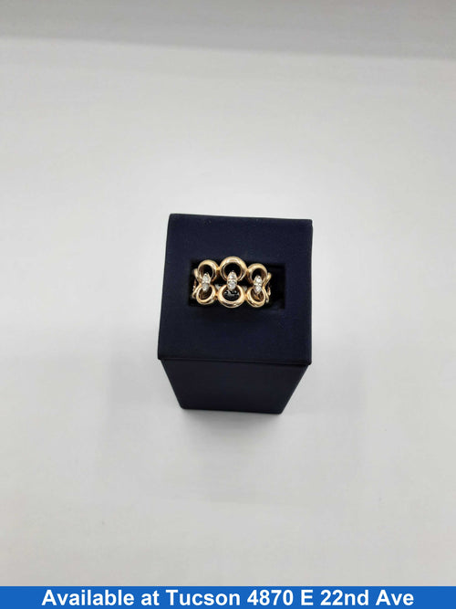 Women's Ring - Yellow Gold 14k (.585) 8.2 grams Size 10